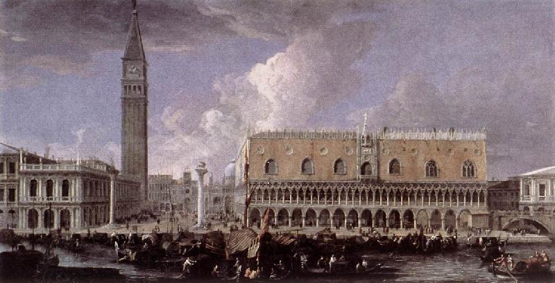 CARLEVARIS, Luca View of the Wharf from the Bacino di San Marco g China oil painting art